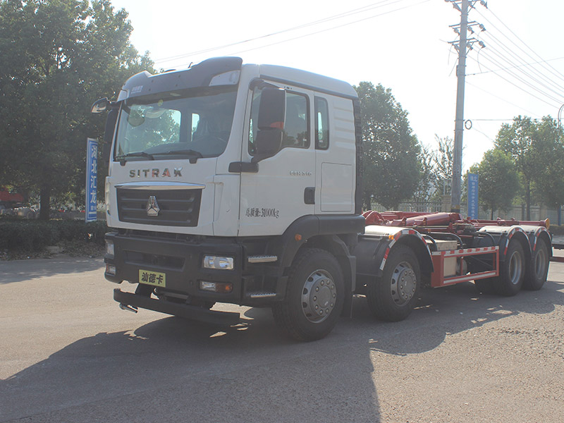 汕德卡前四后八SCS5310ZXXZZ6車(chē)廂可卸式垃圾車(chē)